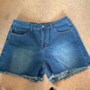 Cut off Denim Shorts Size XL NWOT